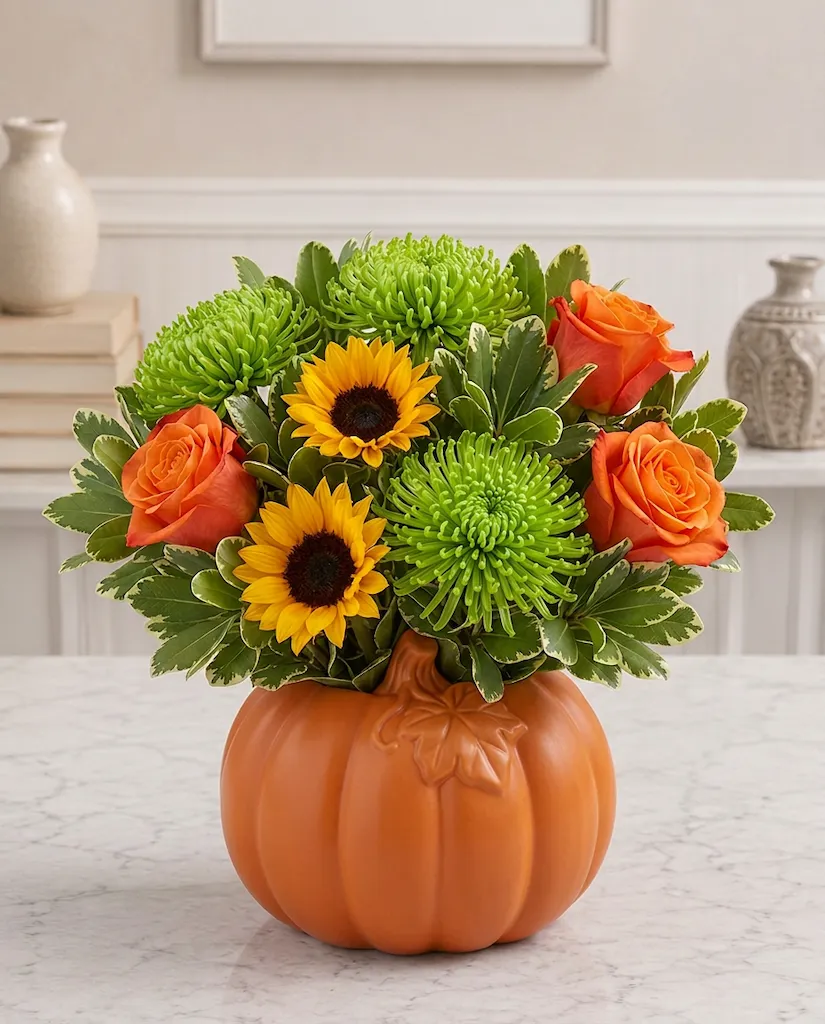 Cozy Fall Pumpkin Bloom - S